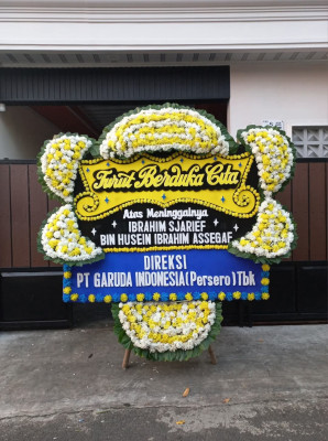 Papan Bunga Duka di Paguyaman